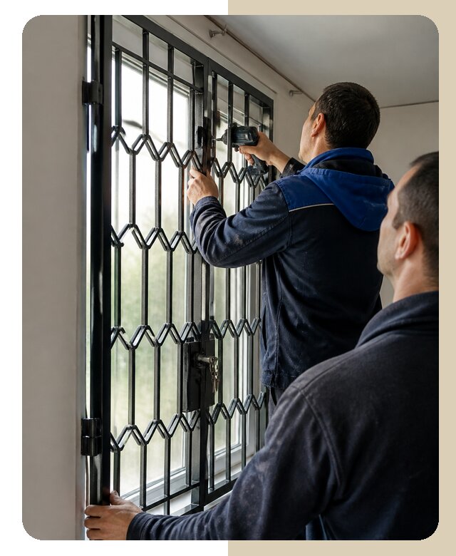 Установка распашных решеток в Дмитрах цена от 6968 р. | ДвериЛегко-Дмв