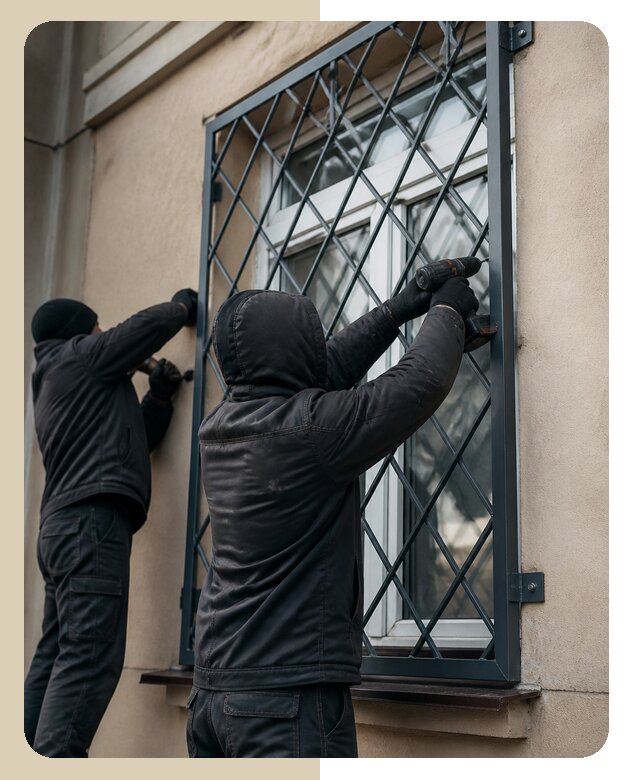 Установка антивандальных решеток на окна в Дмитрах